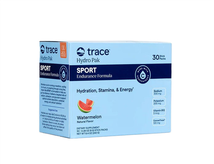 Trace Minerals Hydro Pak Sport, Watermelon - 30 packets - Lilly's Pharmacy