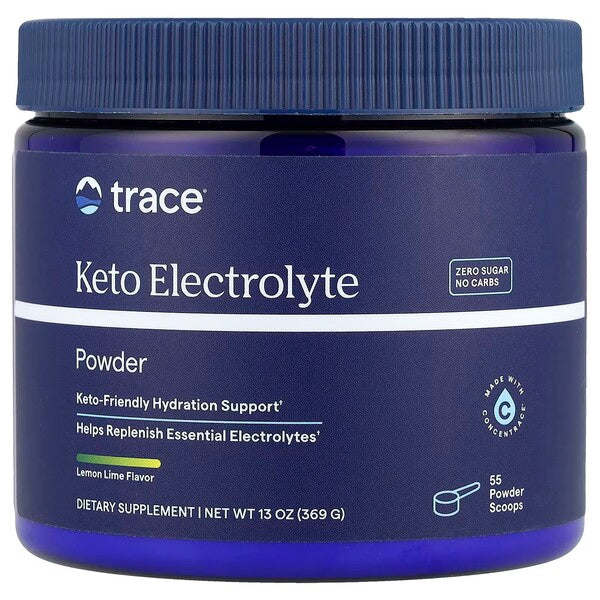 Trace Minerals Keto Electrolyte Powder, Lemon Lime - 369g - Lilly's Pharmacy