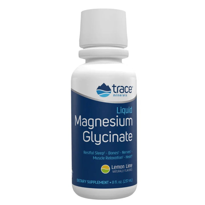 Trace Minerals Liquid Magnesium Glycinate, Lemon Lime - 237 ml. - Lilly's Pharmacy