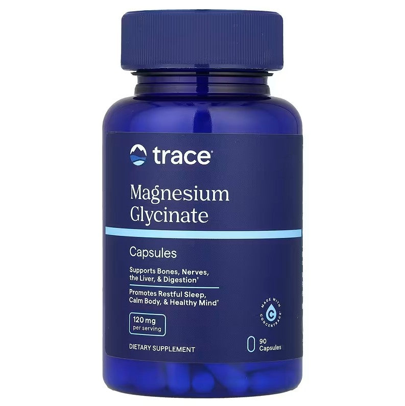 Trace Minerals Magnesium Glycinate, 120 mg - 90 Caps - Lilly's Pharmacy