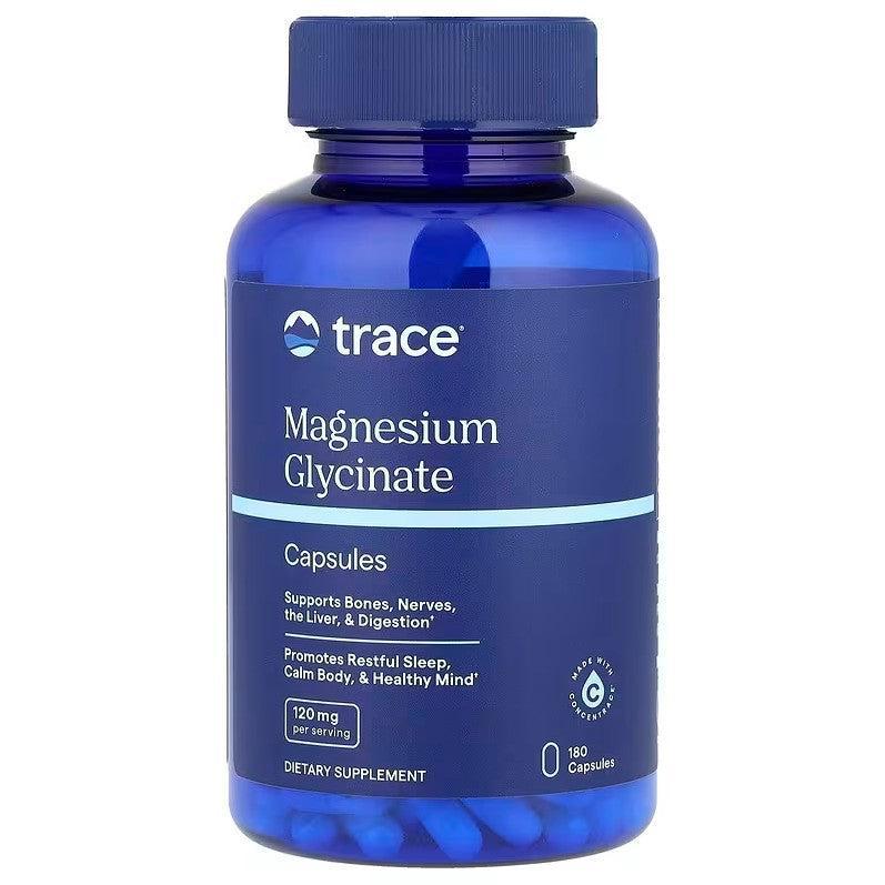 Trace Minerals Magnesium Glycinate, 120mg - 180 caps - Lilly’s Pharmacy & Health Store