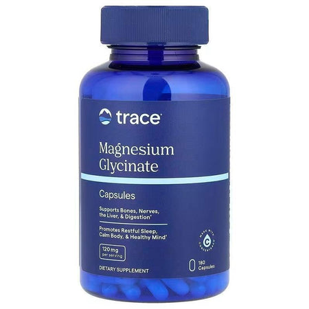 Trace Minerals Magnesium Glycinate, 120mg - 180 caps - Lilly’s Pharmacy & Health Store