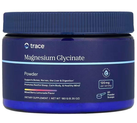 Trace Minerals Magnesium Glycinate Powder, Mixed Berry Lemonade - 180g - Lilly’s Pharmacy & Health Store