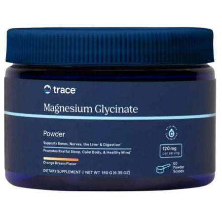 Trace Minerals Magnesium Glycinate Powder, Orange Dream - 180g - Lilly's Pharmacy