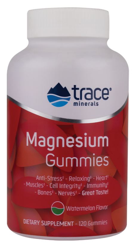 Trace Minerals Magnesium Gummies, Watermelon - 120 gummies - Lilly’s Pharmacy & Health Store
