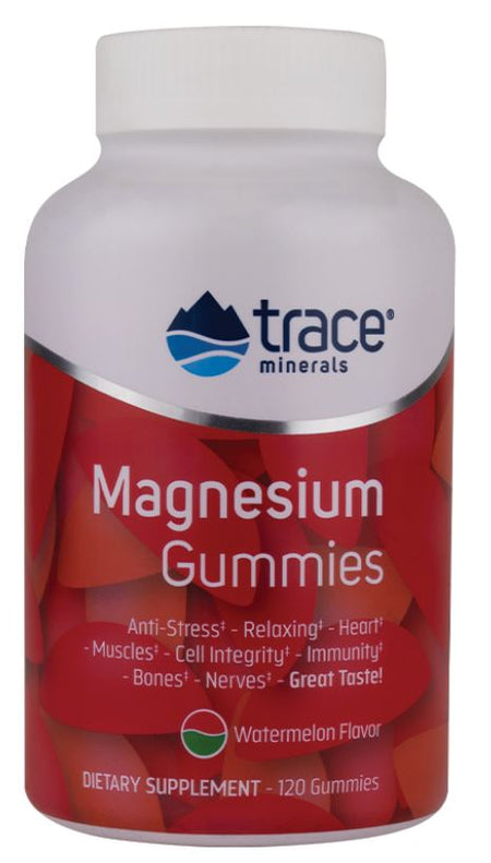 Trace Minerals Magnesium Gummies, Watermelon - 120 gummies - Lilly’s Pharmacy & Health Store