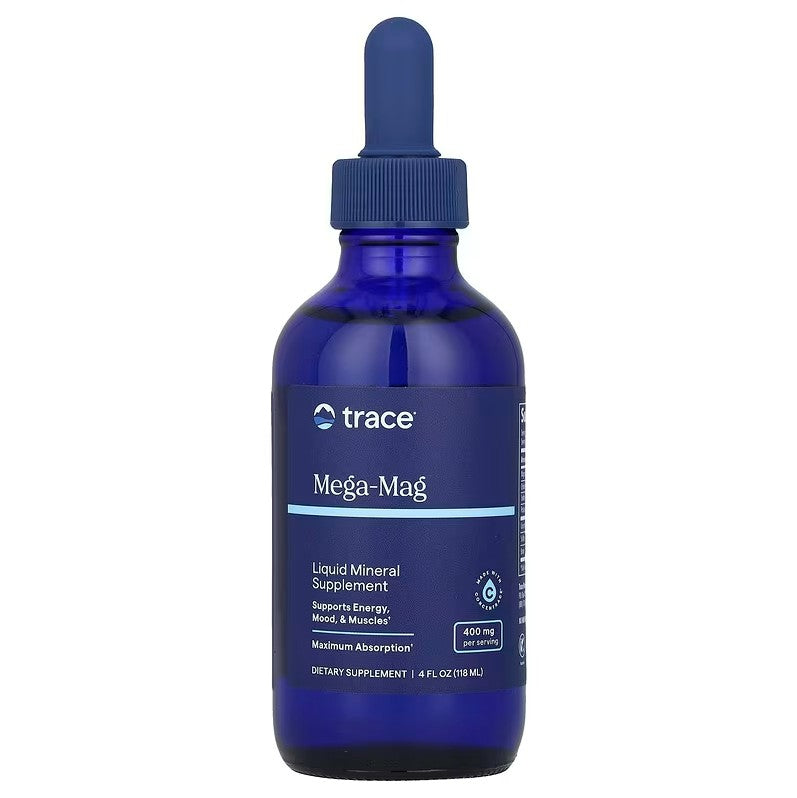Trace Minerals Mega-Mag, 400mg - 118 ml. - Lilly's Pharmacy