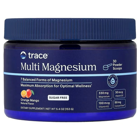 Trace Minerals Multi Magnesium, Orange Mango - 153g - Lilly's Pharmacy