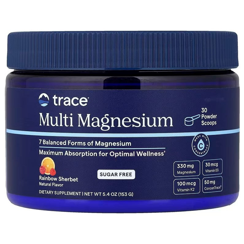Trace Minerals Multi Magnesium, Rainbow Sherbet - 153g - Lilly's Pharmacy