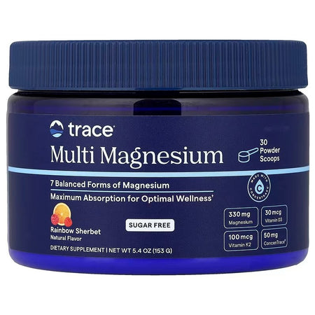 Trace Minerals Multi Magnesium, Rainbow Sherbet - 153g - Lilly's Pharmacy