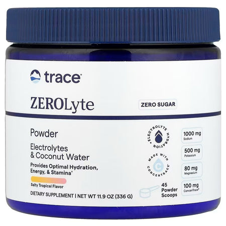 Trace Minerals ZEROLyte Powder, Salty Tropical - 336g - Lilly's Pharmacy