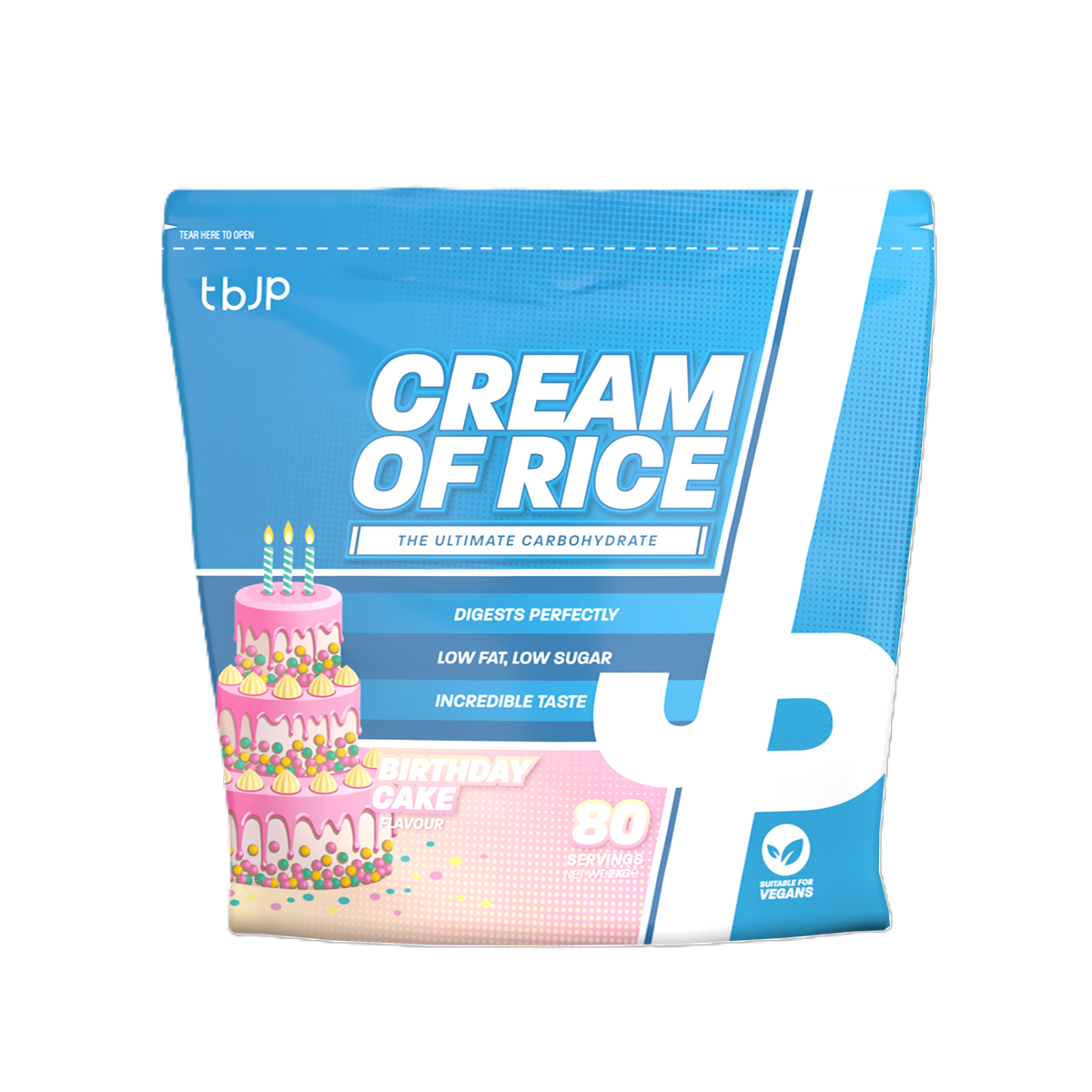 Trained by JP Cream of Rice, Birthday Cake - 2000g