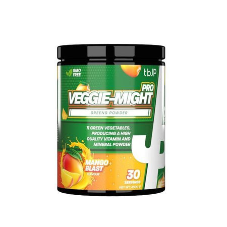 Trained by JP VeggieMight Pro, Mango Blast 450g- Lillys Pharmacy and Health Store