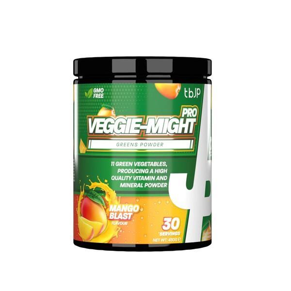 Trained by JP VeggieMight Pro, Mango Blast 450g- Lillys Pharmacy and Health Store
