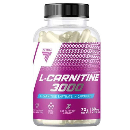 Trec Nutrition LCarnitine 3000 60 caps- Lillys Pharmacy and Health Store