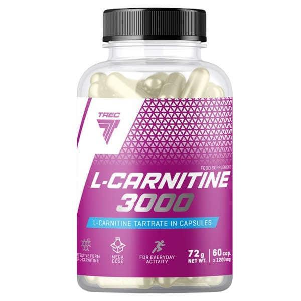 Trec Nutrition LCarnitine 3000 60 caps- Lillys Pharmacy and Health Store