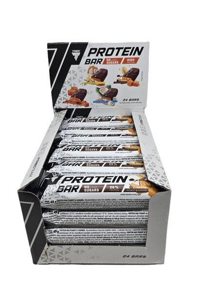 Trec Nutrition Protein Bar, Peanut & Caramel - 24 x 49g