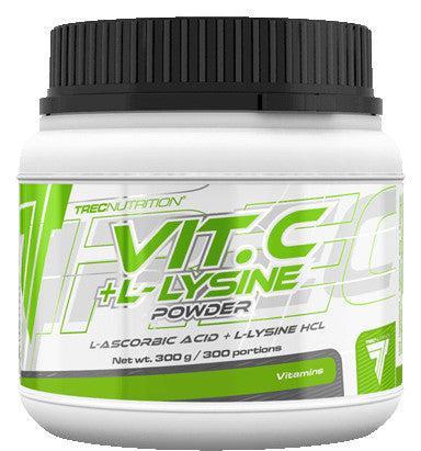 Trec Nutrition Vit. C + LLysine Powder 300g- Lillys Pharmacy and Health Store