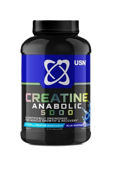 USN Creatine Anabolic 5000, Blue Raspberry - 900g - Lilly’s Pharmacy & Health Store