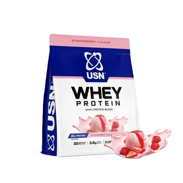 USN Whey Protein, Strawberry - 900g - Lilly’s Pharmacy & Health Store