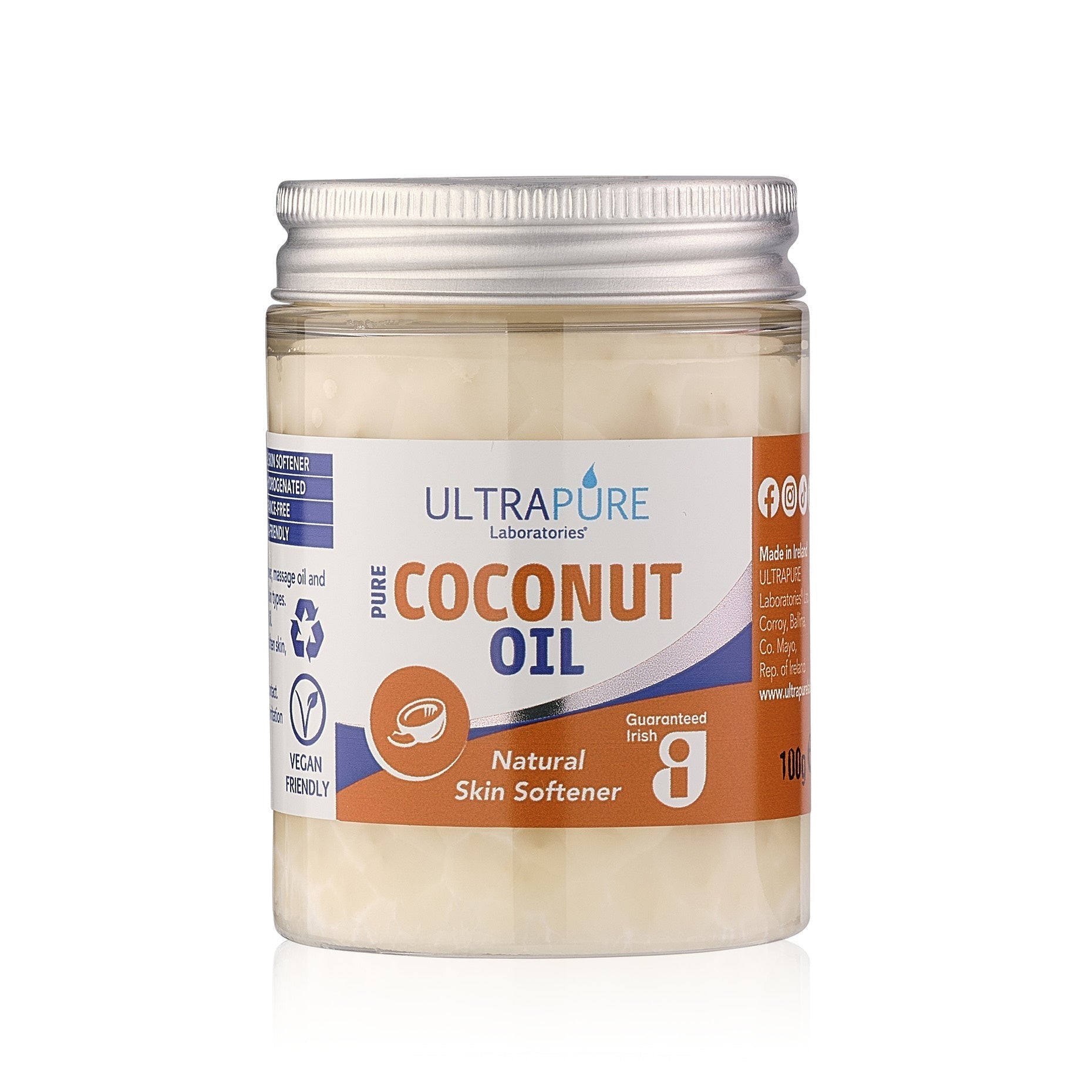 Ultrapure 100% Pure Coconut Oil 100g- Lillys Pharmacy and Health Store