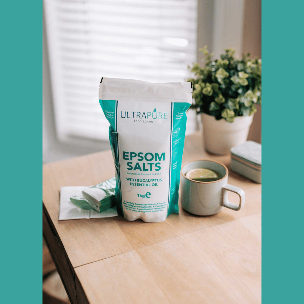 Ultrapure Epsom Salts & Eucalyptus Essential Oil 1kg- Lillys Pharmacy and Health Store