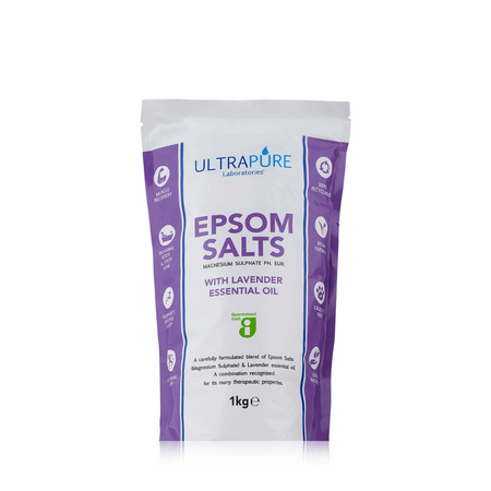 Ultrapure Epsom Salts & Lavender Essential Oil 1kg- Lillys Pharmacy and Health Store