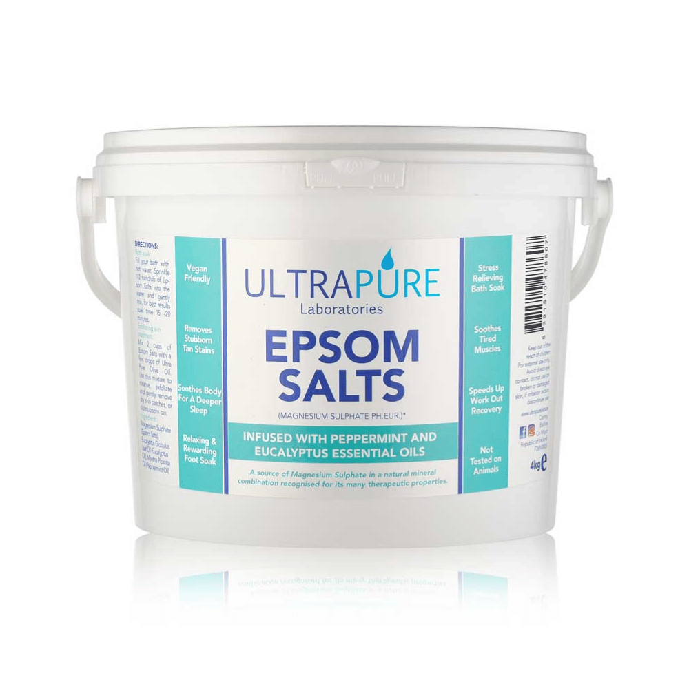 Ultrapure Epsom Salts With Peppermint & Eucalyptus 4kg- Lillys Pharmacy and Health Store