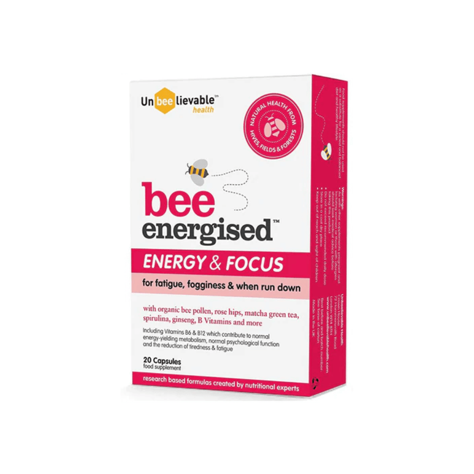 UnBEElievable Health Bee Energised Energy and Focus - 20 Capsules- Lillys Pharmacy and Health Store