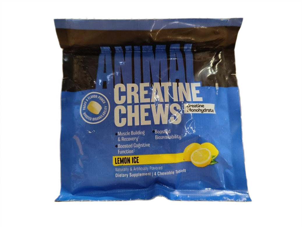 Universal Nutrition Creatine Chews, Lemon Ice - 4 chewable tablets (1 serving) - Lilly's Pharmacy