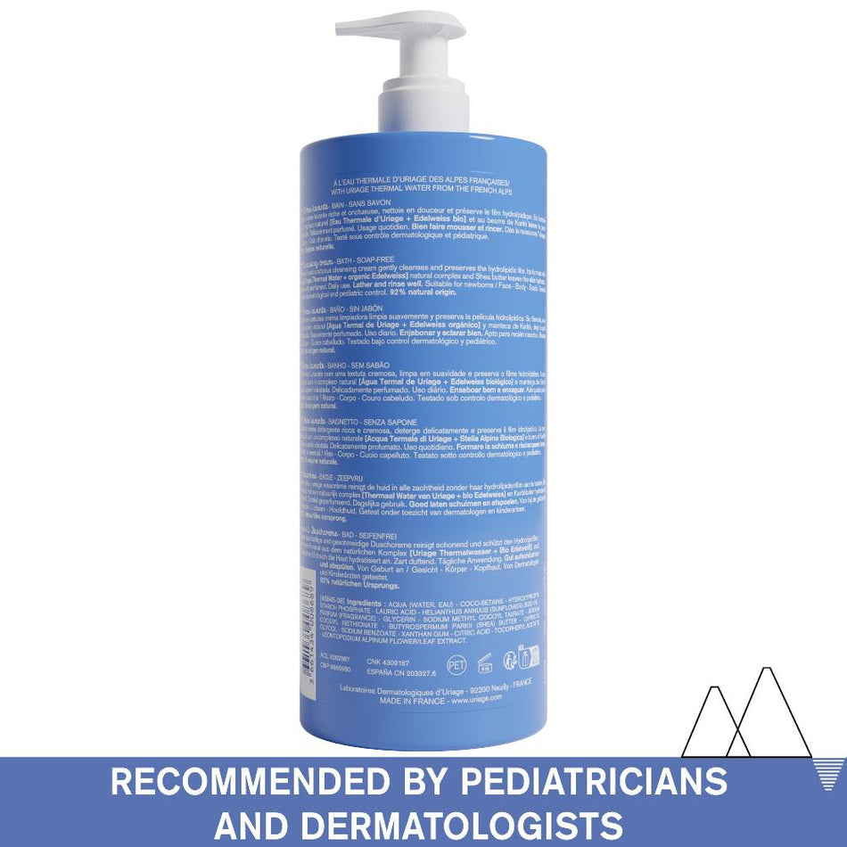 Uriage Baby's 1st Cleansing Cream 1L- Lillys Pharmacy and Health Store
