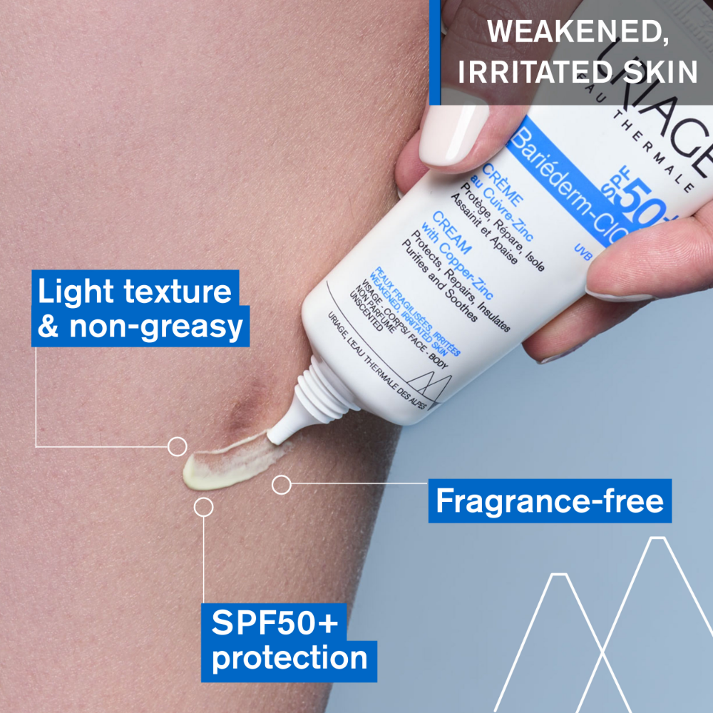 Uriage Bariederm Cica-Cream SPF50+ 40ml- Lillys Pharmacy and Health Store
