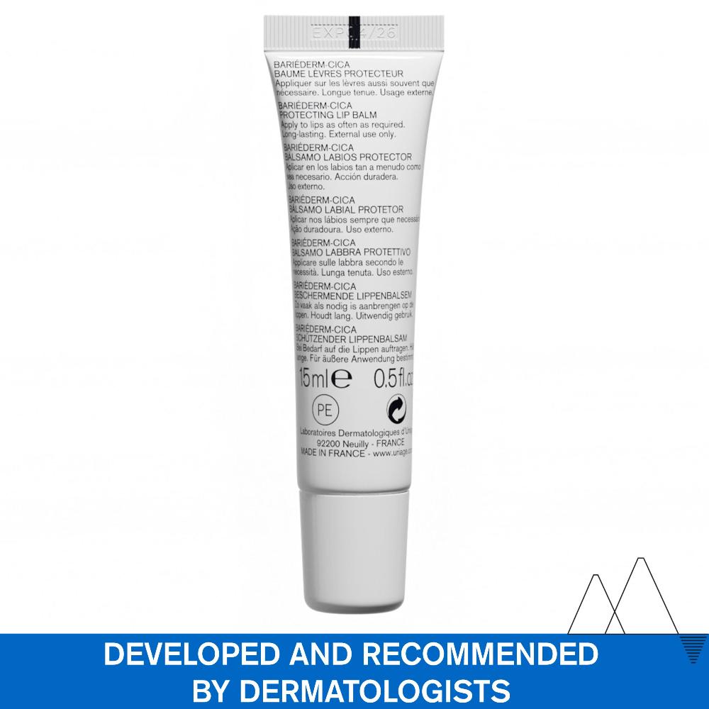 Uriage Bariederm-Cica Lip Balm 15ml- Lillys Pharmacy and Health Store