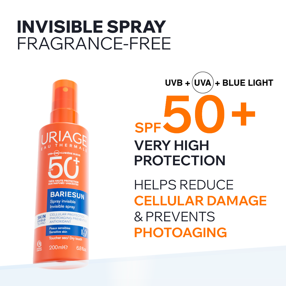 Uriage Bariesun – Invisible Spray Fragrance Free 200ml- Lillys Pharmacy and Health Store