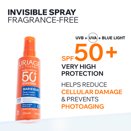 Uriage Bariesun – Invisible Spray Fragrance Free 200ml- Lillys Pharmacy and Health Store