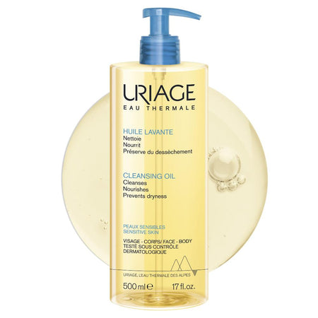 Uriage Cleansing Oil 500ml- Lillys Pharmacy and Health Store