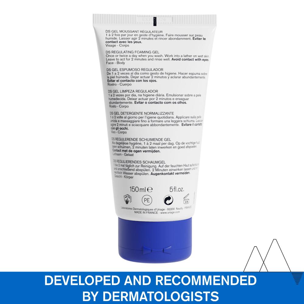 Uriage D.S. Regulating Foaming Cleansing Gel 150ml- Lillys Pharmacy and Health Store