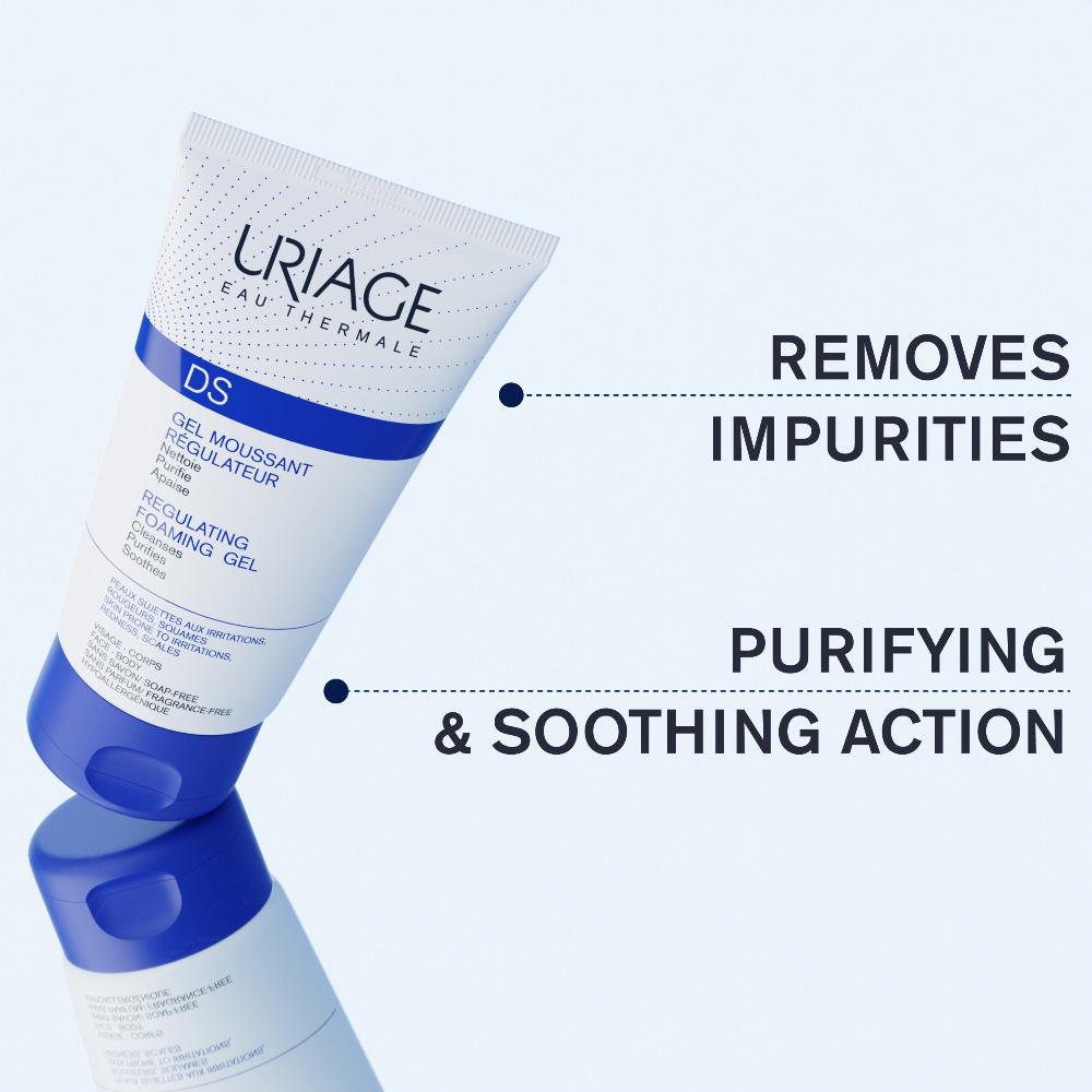 Uriage D.S. Regulating Foaming Cleansing Gel 150ml- Lillys Pharmacy and Health Store