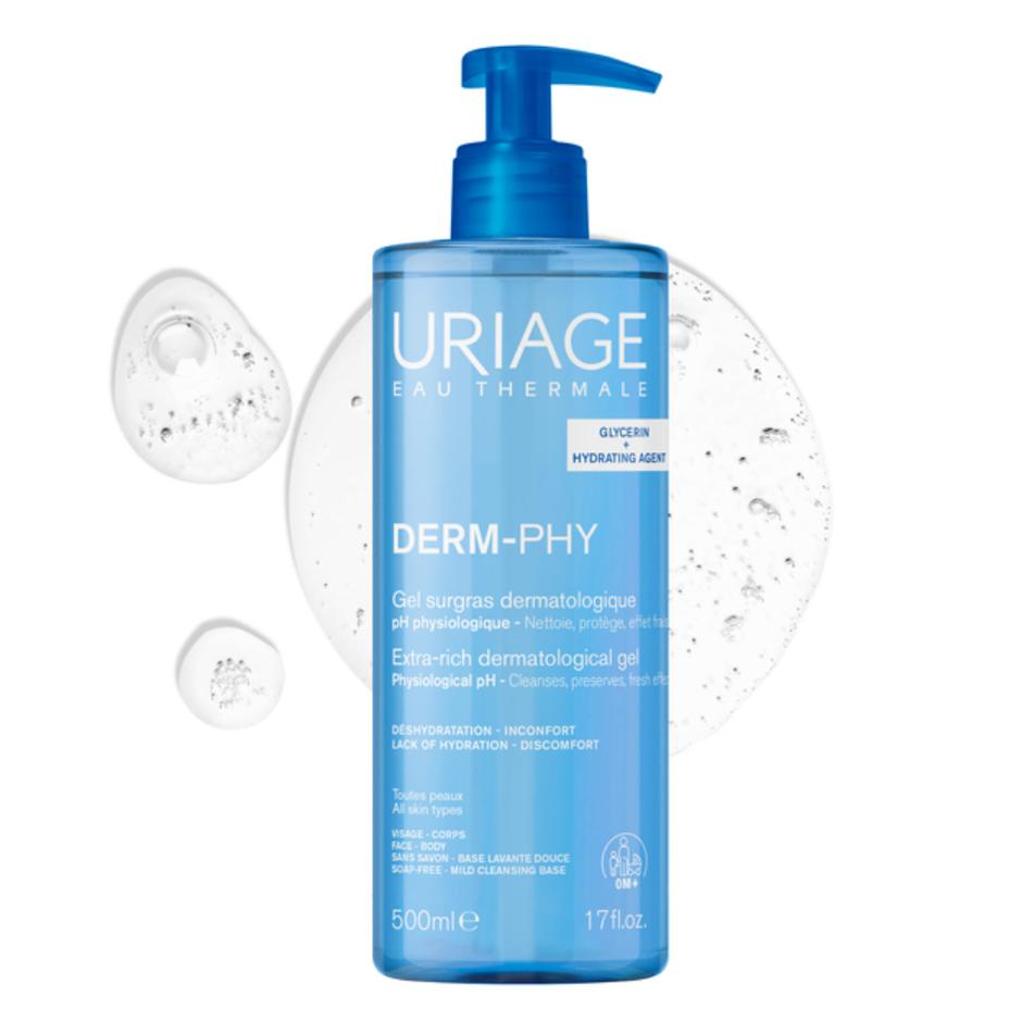 Uriage Derm-Phy Extra-Rich Dermatological Gel 500ml- Lillys Pharmacy and Health Store