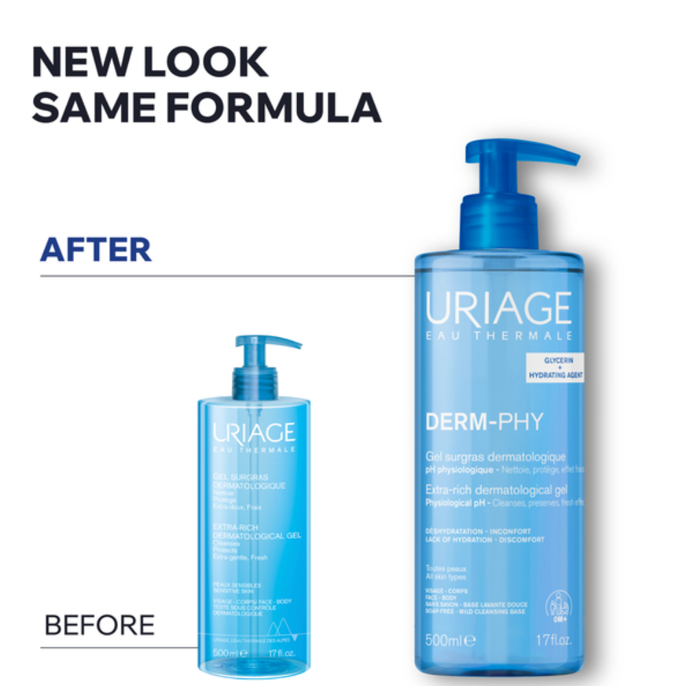 Uriage Derm-Phy Extra-Rich Dermatological Gel 500ml- Lillys Pharmacy and Health Store