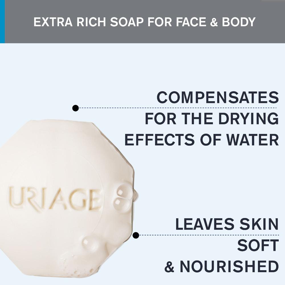 Uriage Extra-Rich Cleansing Bar 100G- Lillys Pharmacy and Health Store