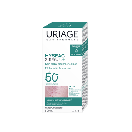 Uriage Hyseac Very High Protection Fluid SPF50+ 50ml Bottle- Lillys Pharmacy and Health Store