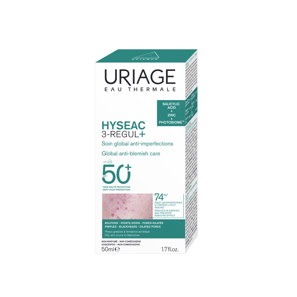Uriage Hyseac Very High Protection Fluid SPF50+ 50ml Bottle- Lillys Pharmacy and Health Store