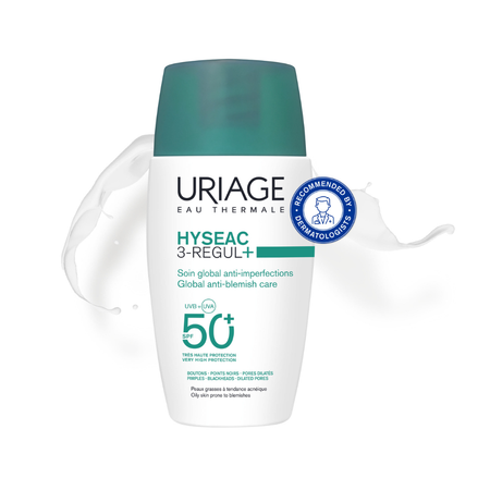 Uriage Hyseac Very High Protection Fluid SPF50+ 50ml Bottle- Lillys Pharmacy and Health Store