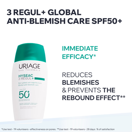 Uriage Hyseac Very High Protection Fluid SPF50+ 50ml Bottle- Lillys Pharmacy and Health Store