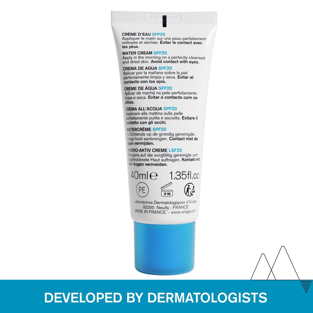 Uriage Moisturising Light Water Cream With Spf20 40ml- Lillys Pharmacy and Health Store