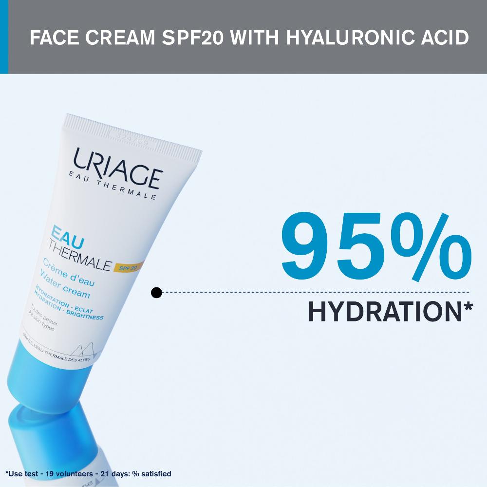 Uriage Moisturising Light Water Cream With Spf20 40ml- Lillys Pharmacy and Health Store