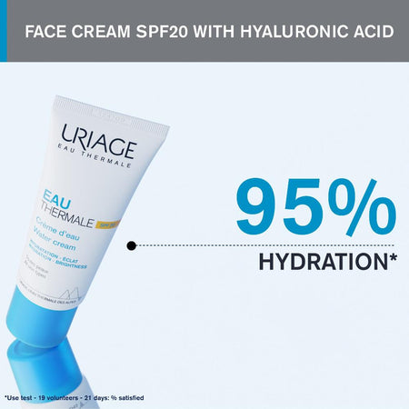 Uriage Moisturising Light Water Cream With Spf20 40ml- Lillys Pharmacy and Health Store