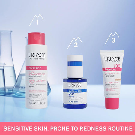 Uriage Roseliane Anti-Redness Cleansing Fluid 250ml- Lillys Pharmacy and Health Store