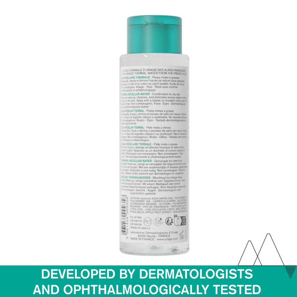 Uriage Thermal Micellar Water Combination To Oily Skin 250ml- Lillys Pharmacy and Health Store